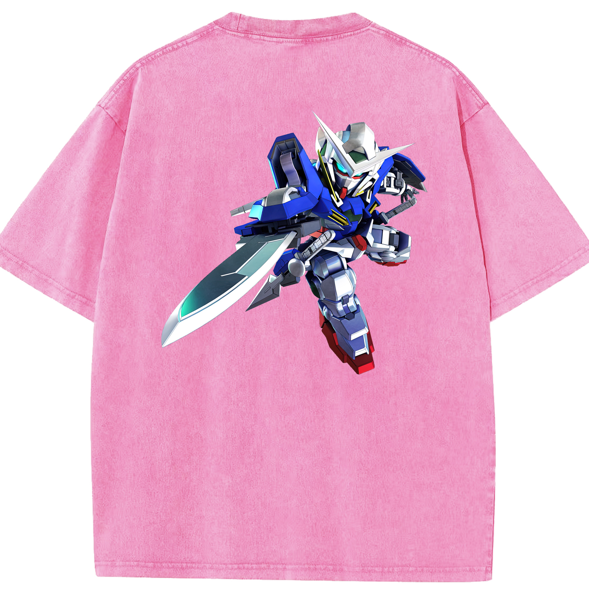 （画像用） 機動戦士ガンダム Mobile Suit Gundam 綿100% ヴィンテージ風 半袖Tシャツ（背面プリント）